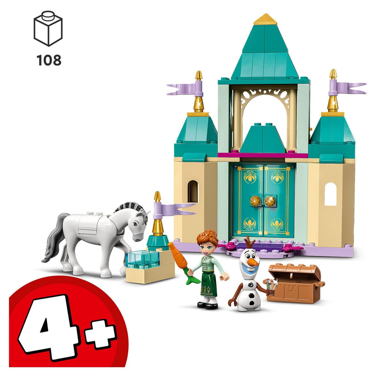 LEGO Reine des neiges 2 43204 Les jeux au château d'Anna et Olaf, Jouet Reine des Neiges