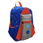 Voir la diapositive 2 : AUCHAN Sac à goûter maternelle avec capuche polyester multicolore COSMONAUTE