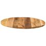 Voir la diapositive 4 : VIDAXL Dessus de table Ø 80x2,5 cm rond bois massif de manguier brut