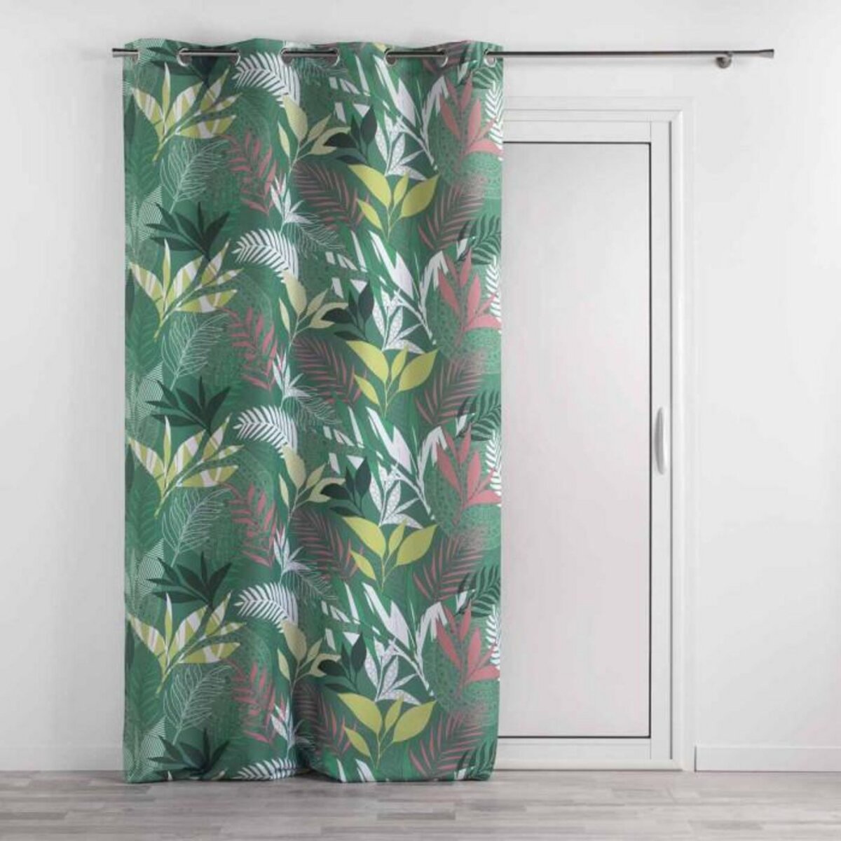 Paris Prix Rideau à Œillets Imprimé  Assana  140x260cm Kaki