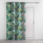 Paris Prix Rideau à Œillets Imprimé  Assana  140x260cm Kaki