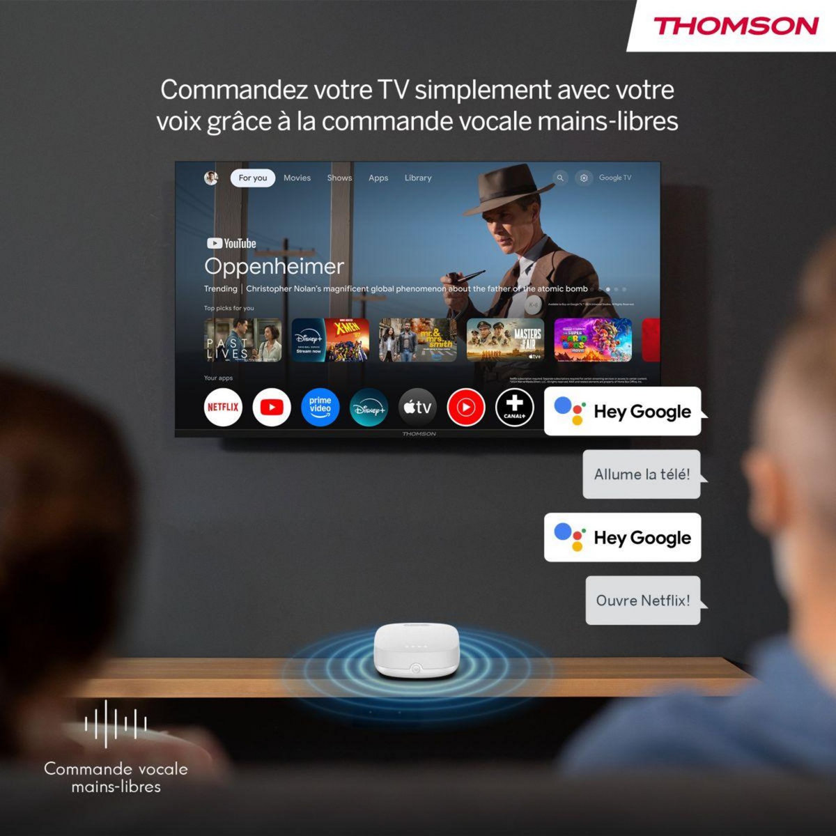 THOMSON Passerelle multimédia 270W Box 4K Plus avec Google TV