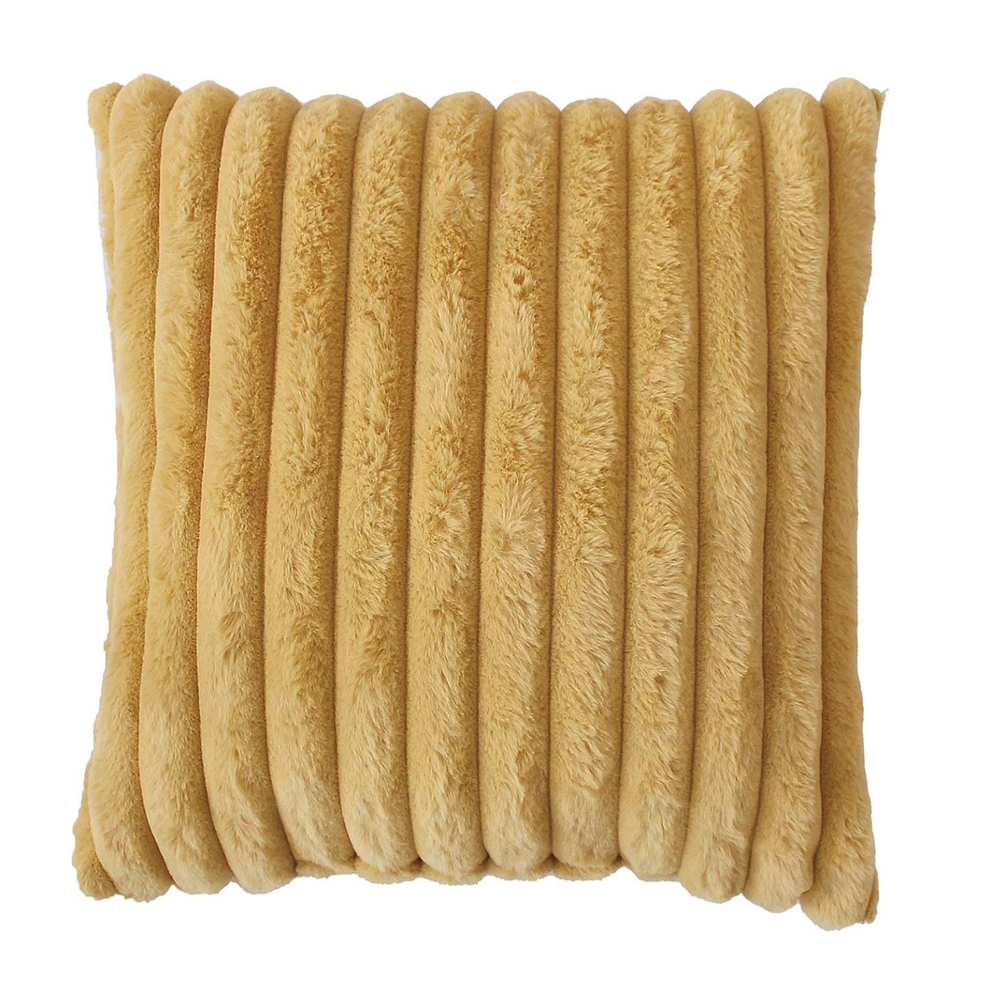 Voir la diapositive 1 : Eden Coussin cottele effet velours design et moderne