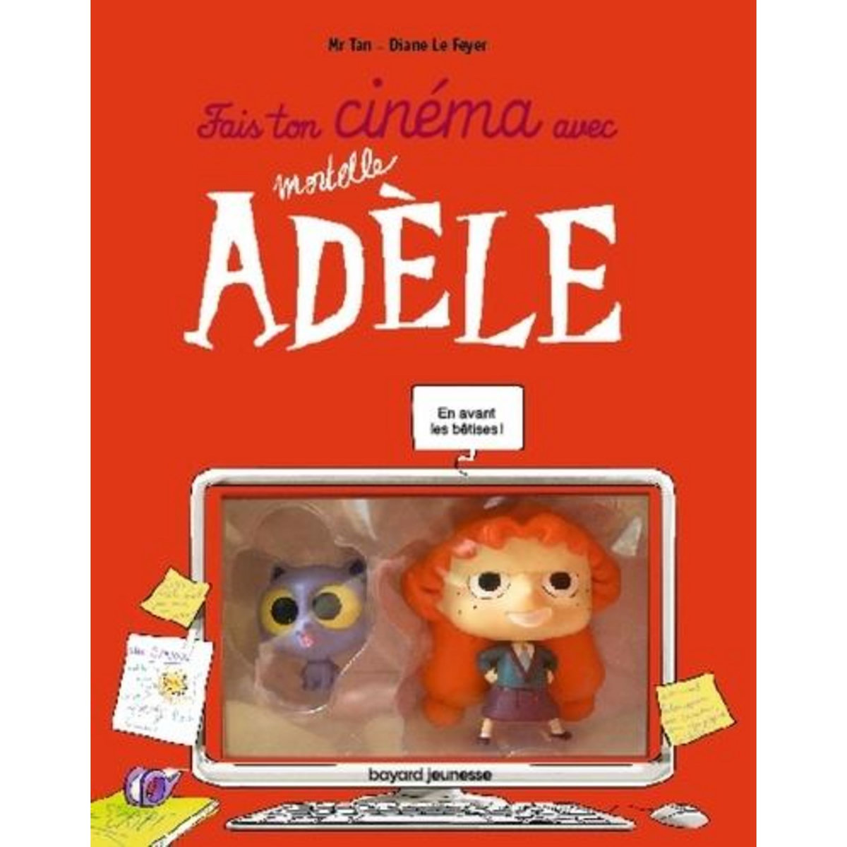 FAIS TON CINEMA AVEC MORTELLE ADELE. AVEC 2 FIGURINES ET 3 DECORS ARTICULES, Mr Tan
