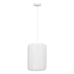 ATMOSPHERA Lampe Suspension en Coton  Tobie  25cm Blanc
