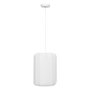 Voir la diapositive 1 : ATMOSPHERA Lampe Suspension en Coton  Tobie  25cm Blanc