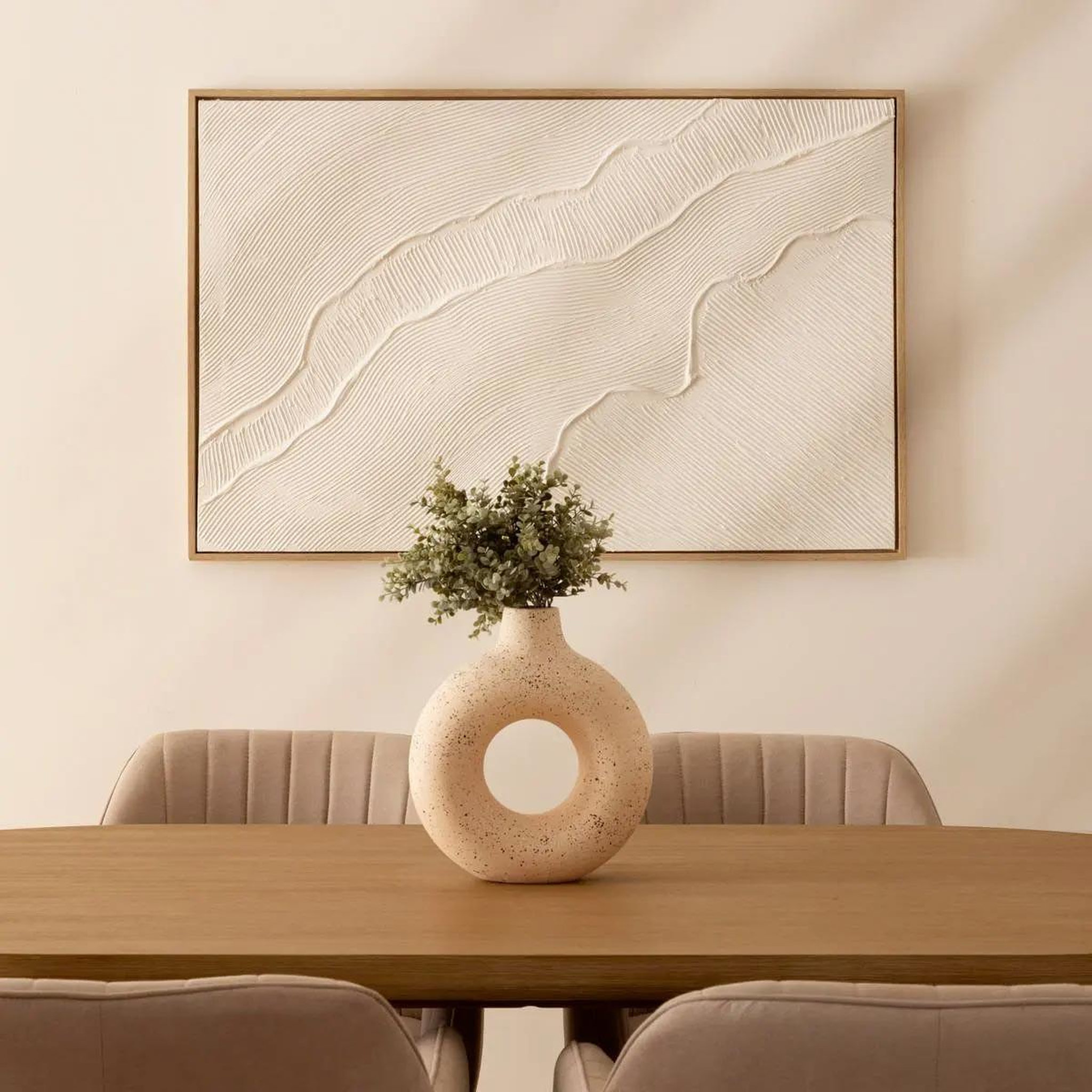 Voir la diapositive 4 : ATMOSPHERA Plante artificielle  bouquet eucalyptus  63cm vert
