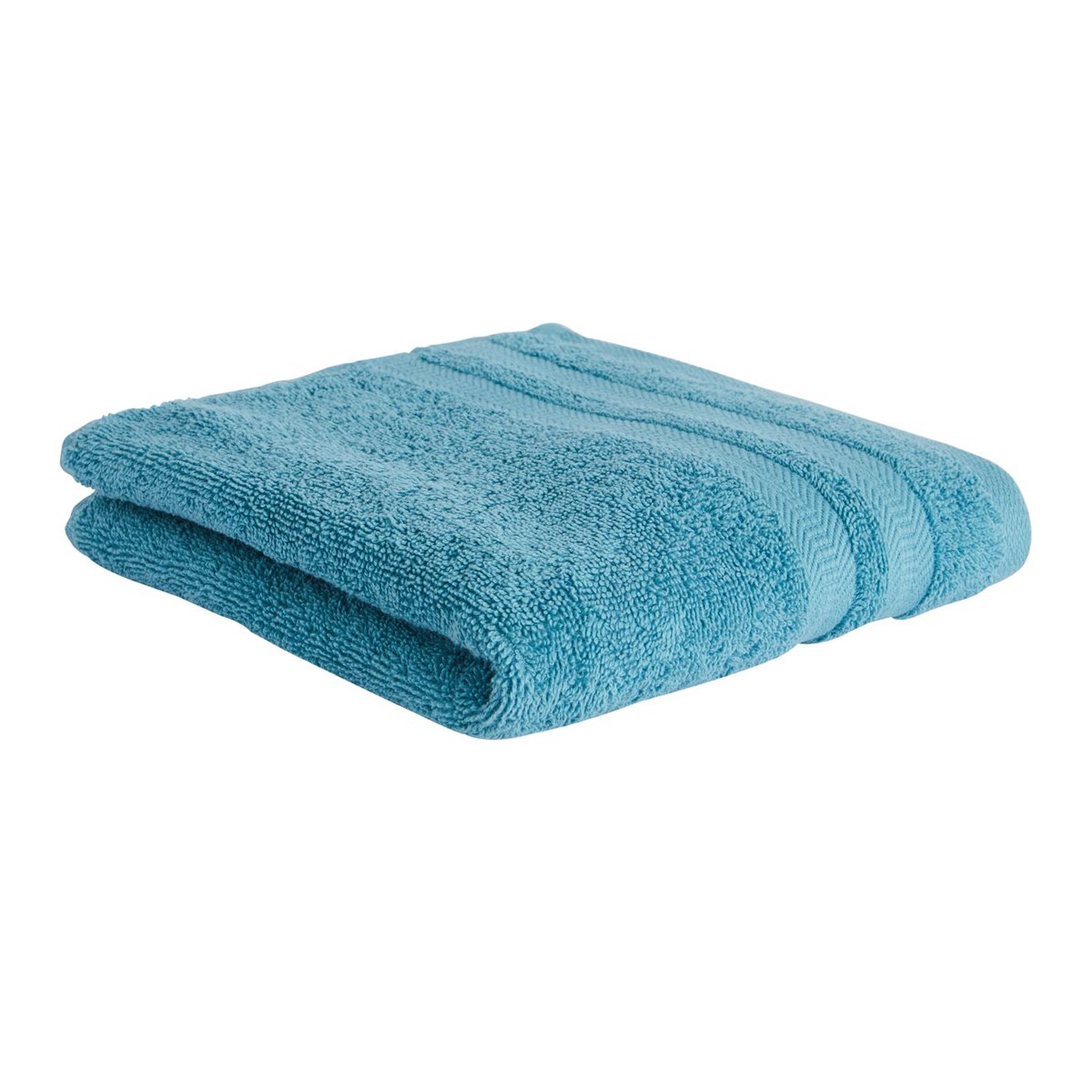 Voir la diapositive 1 : ACTUEL Serviette invité unie en coton 450 g/m²