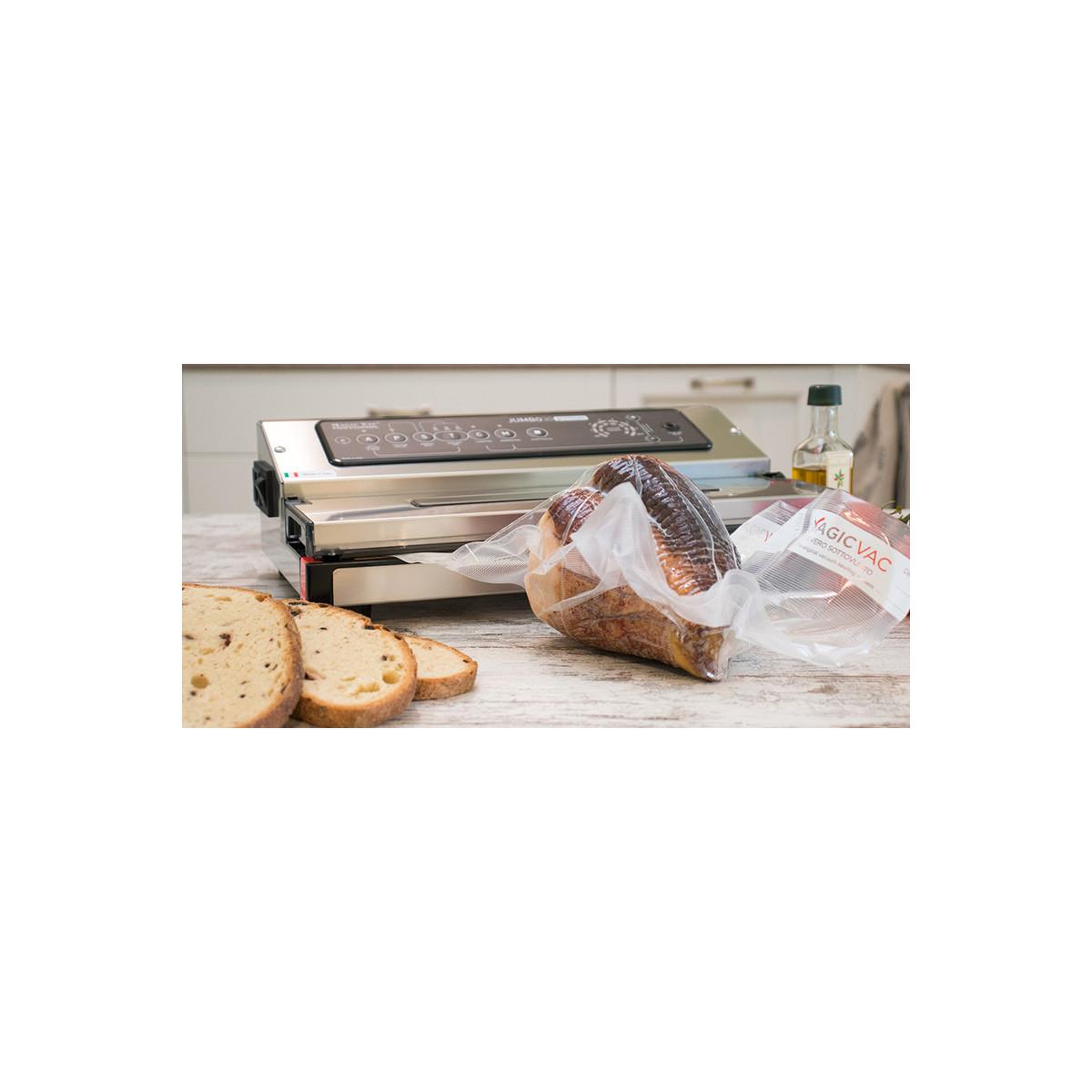 Voir la diapositive 3 : MAGIC VAC Machine sous vide Feeby Magic Vac Jumbo 30 Premium noir et acier inoxydable