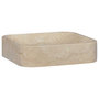 Voir la diapositive 1 : VIDAXL Lavabo Creme 40x40x10 cm Marbre