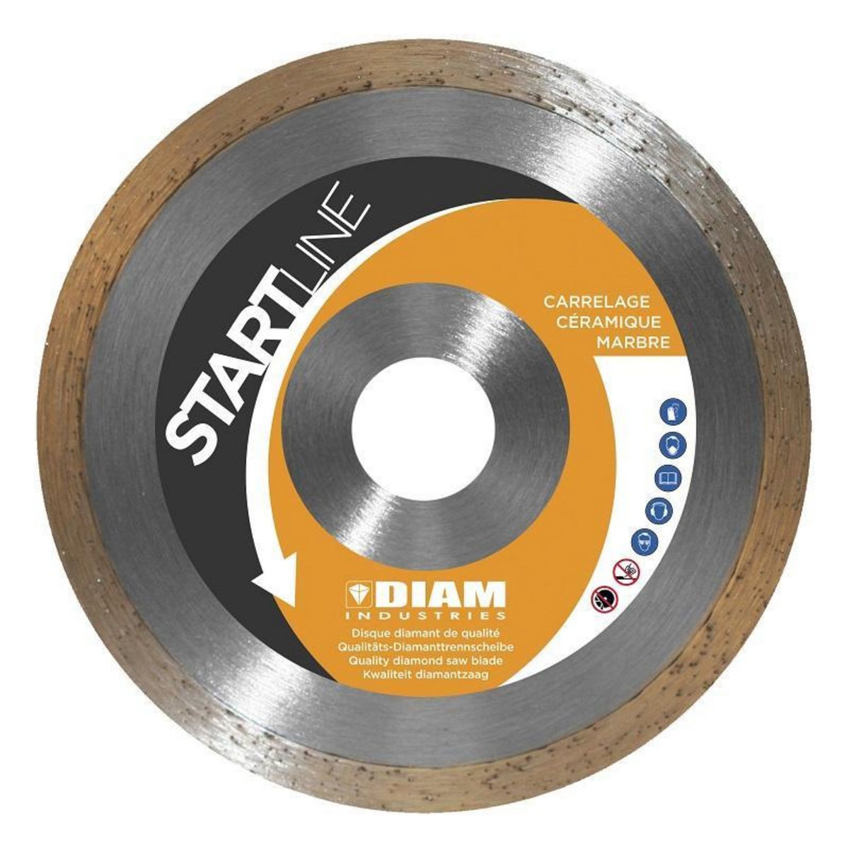 DIAM INDUSTRIES Disque diamant standard 125x22,23mm pour carrelage DIAM INDUSTRIES CR60125