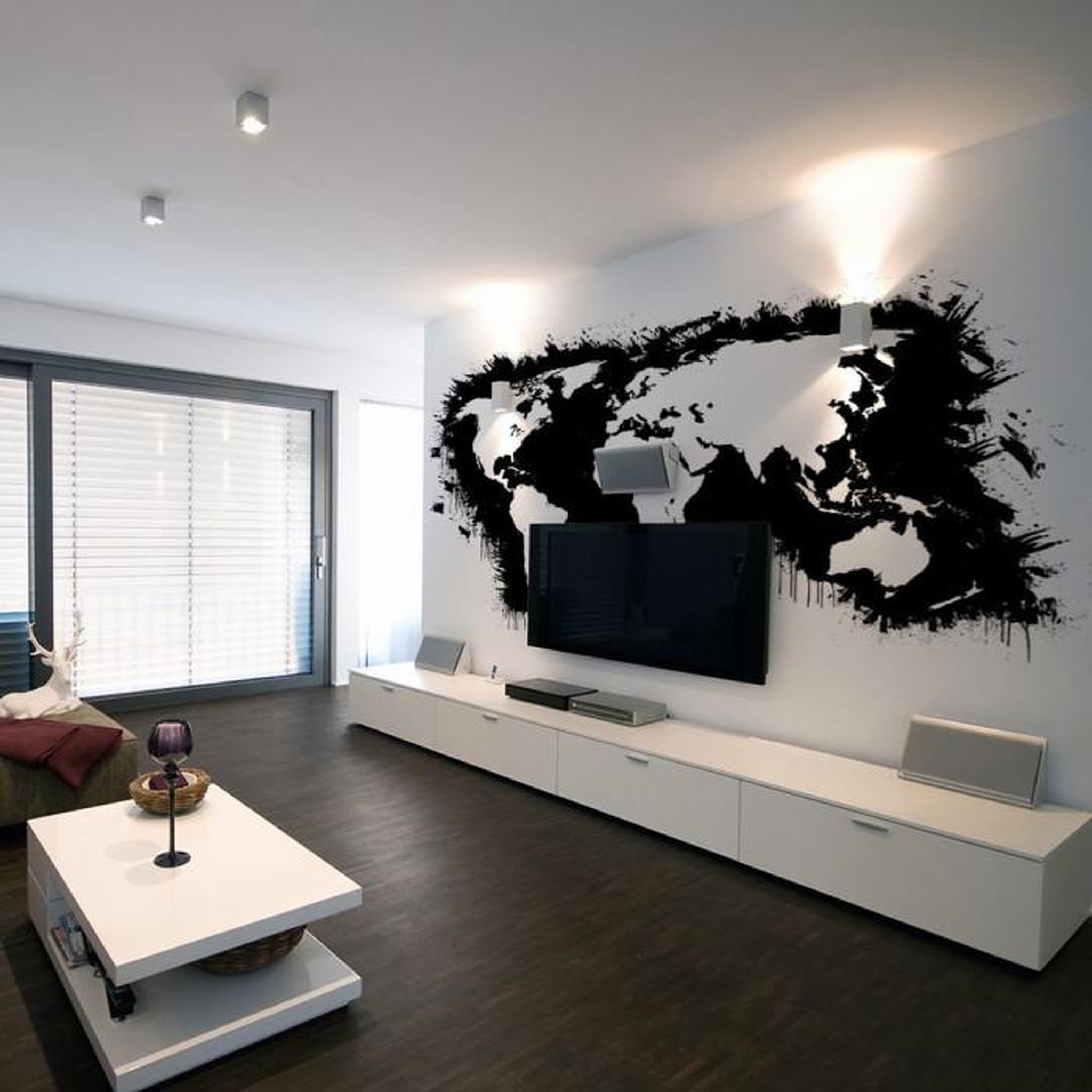 Paris Prix Papier Peint  White Continents, Black Oceans. Coloris disponibles : Multicolore