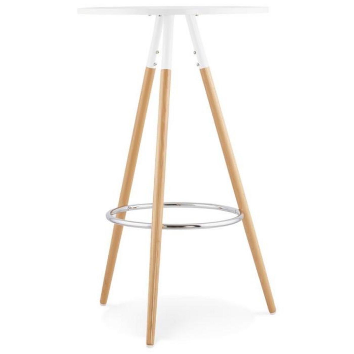 Paris Prix Table de Bar  Uzak  101cm Blanc