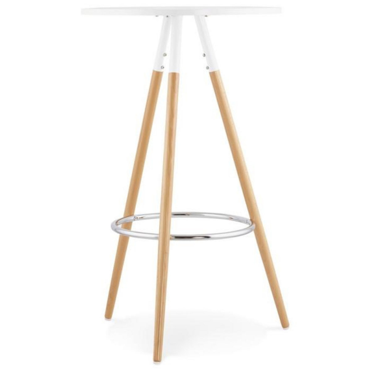 Paris Prix Table de Bar  Uzak  101cm Blanc