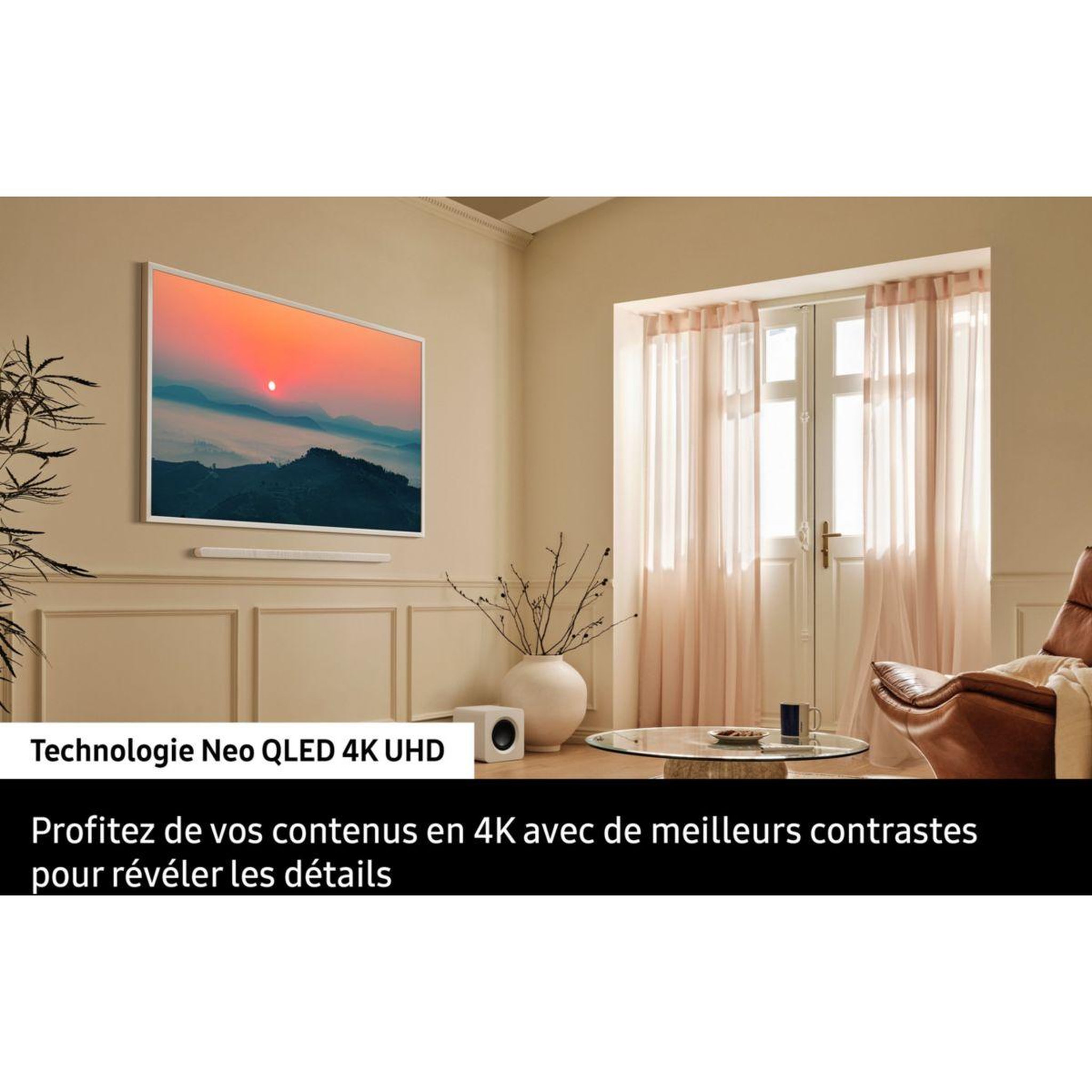 Voir la diapositive 4 : Samsung Tv mini led the frame pro 65ls03fw (2025) 65  (165 cm)
