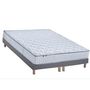 Voir la diapositive 4 : Ensemble Matelas Ressorts 7 zones + Sommier  2 x 90 x 200 cm COSMOS