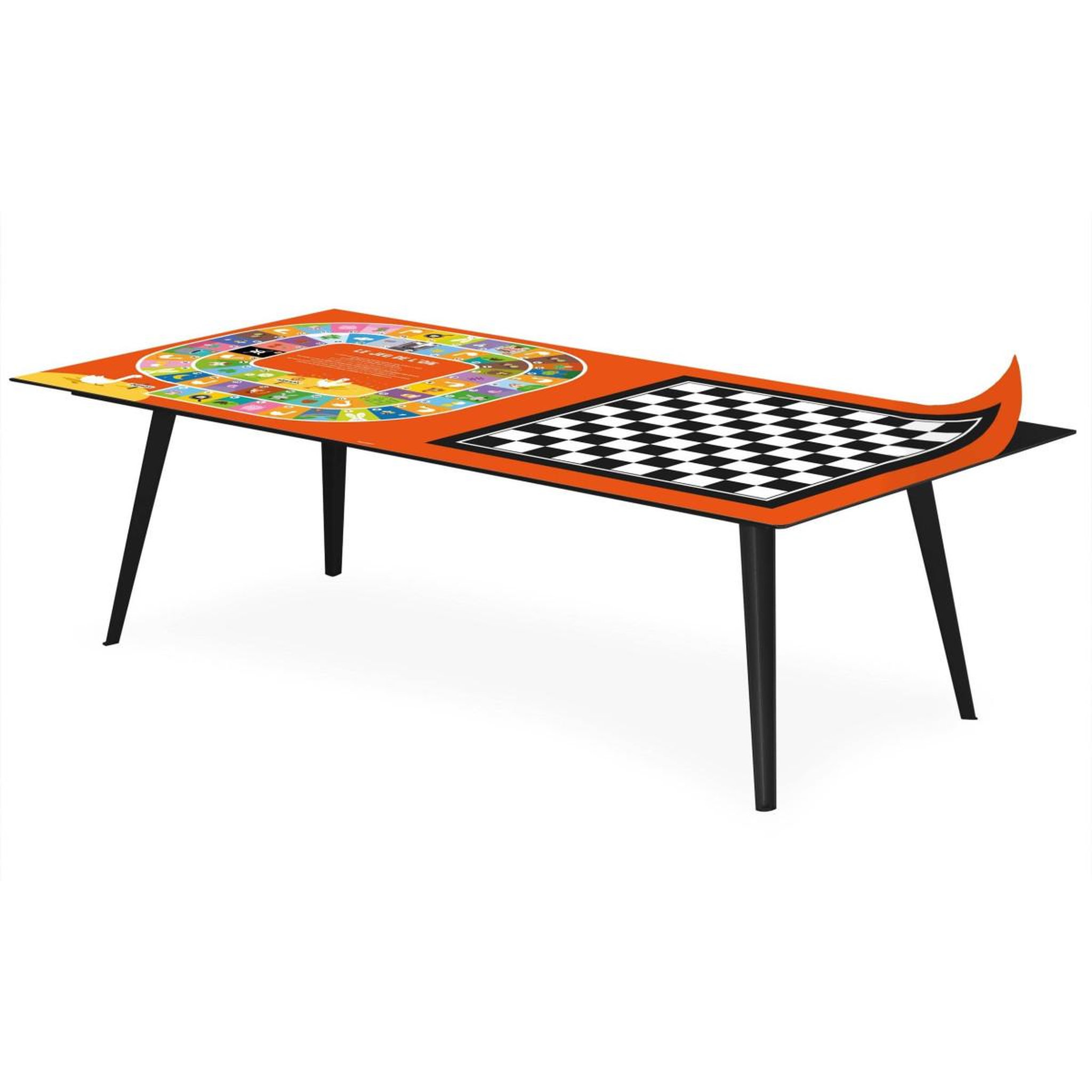 Voir la diapositive 4 : Paris Prix Table basse 2 covers  kid  120cm noir