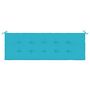 Voir la diapositive 4 : VIDAXL Coussin de banc de jardin turquoise 150x50x3 cm tissu oxford