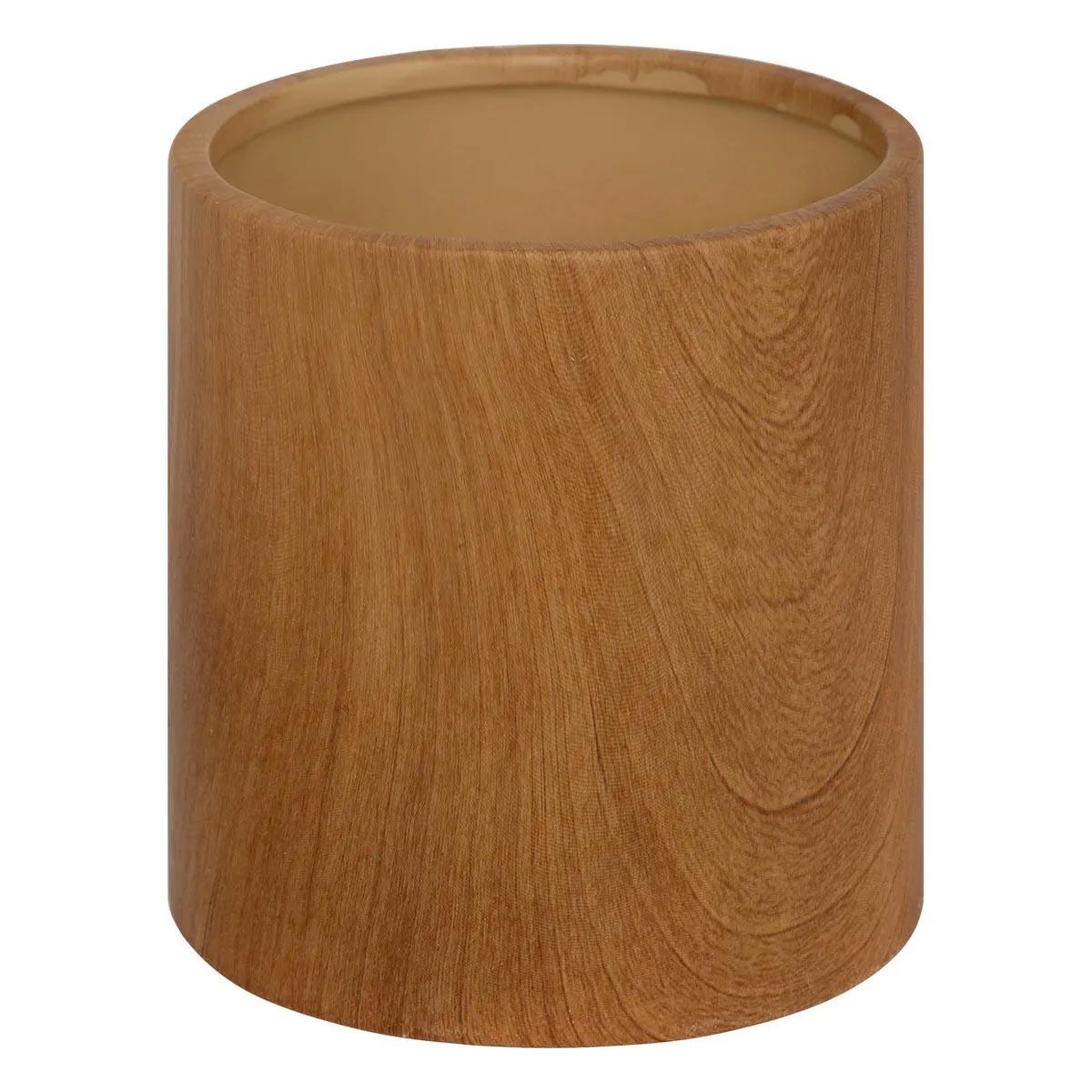 Voir la diapositive 2 : ATMOSPHERA Lot de 2 cache-pots effet bois  soa  14cm naturel