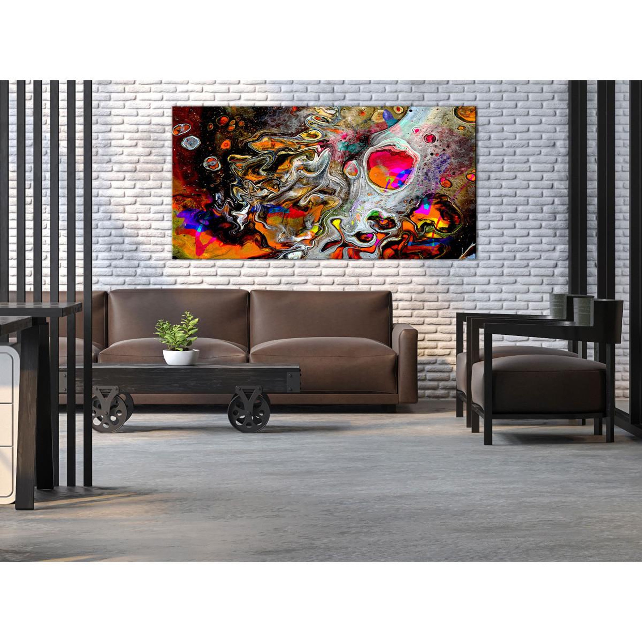 Voir la diapositive 2 : Paris Prix Tableau Imprimé  Paint Universe Wide