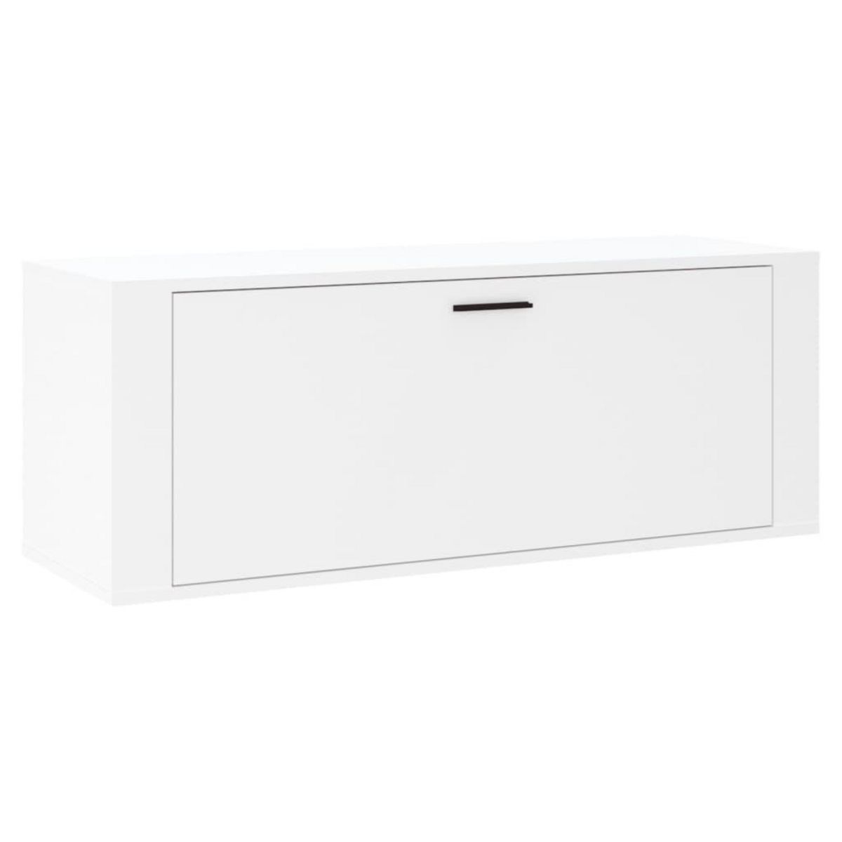 VIDAXL Armoire a chaussures murale Blanc 100x35x38cm Bois d'ingenierie