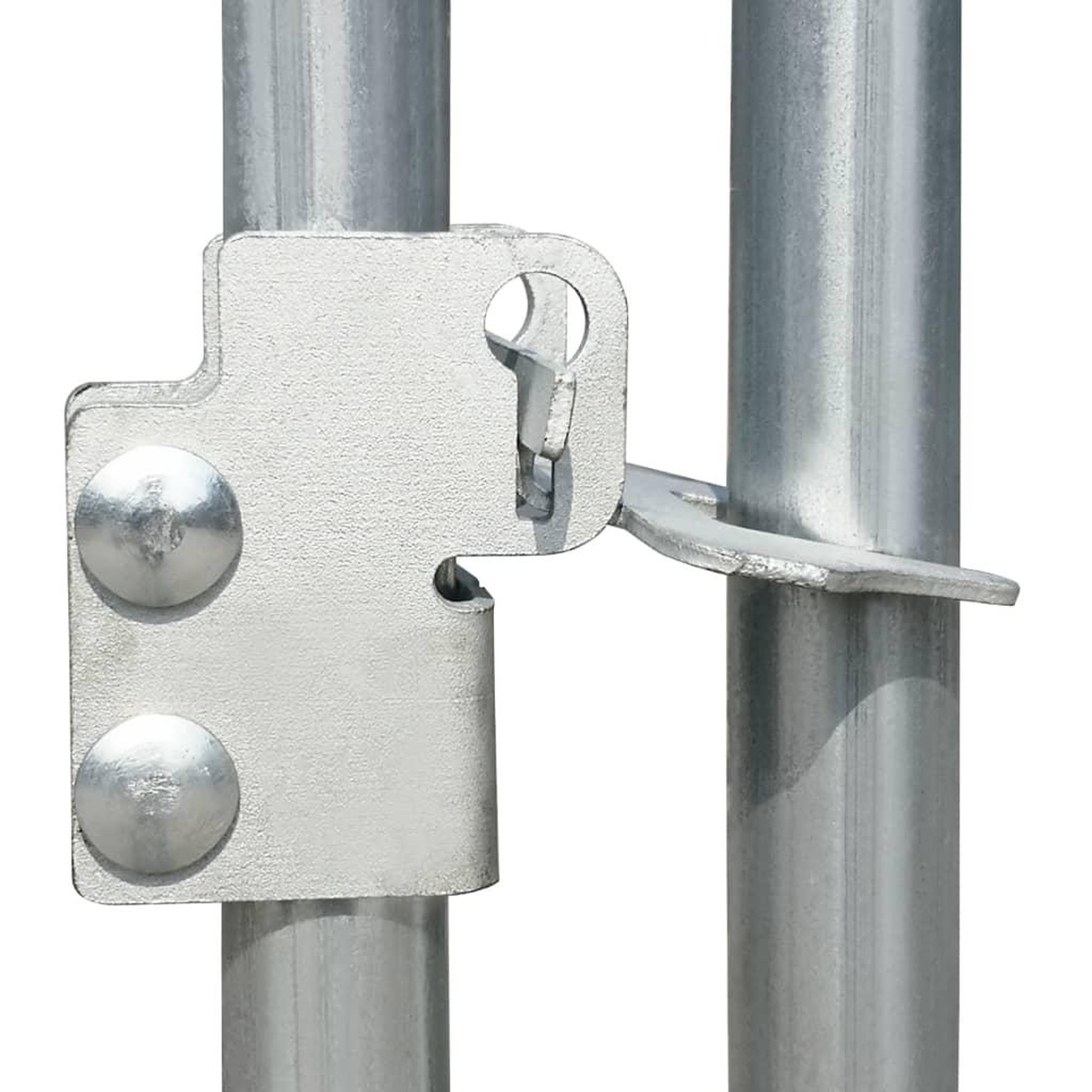 Voir la diapositive 4 : VIDAXL Poulailler 5 x 1 x 1,5 m Acier galvanise