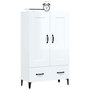 Voir la diapositive 5 : VIDAXL Buffet Blanc brillant 70x31x115 cm Bois d'ingenierie