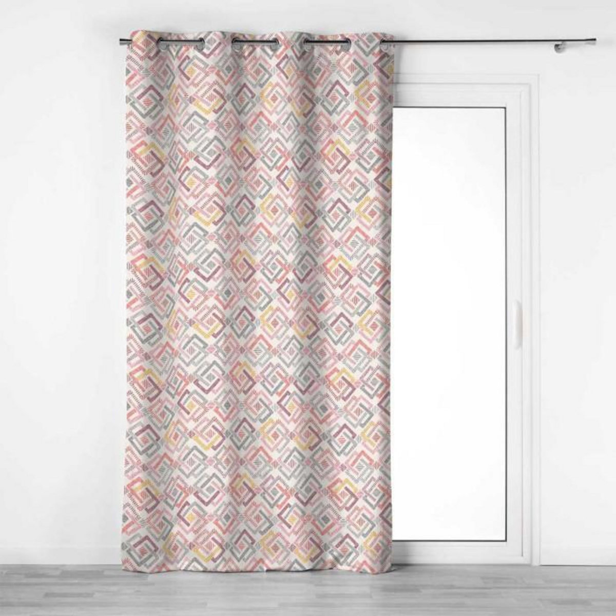 Paris Prix Rideau à Œillets Imprimé  Zoula  140x240cm Corail