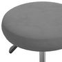 Voir la diapositive 5 : VIDAXL Chaise pivotante de bureau Gris fonce Velours