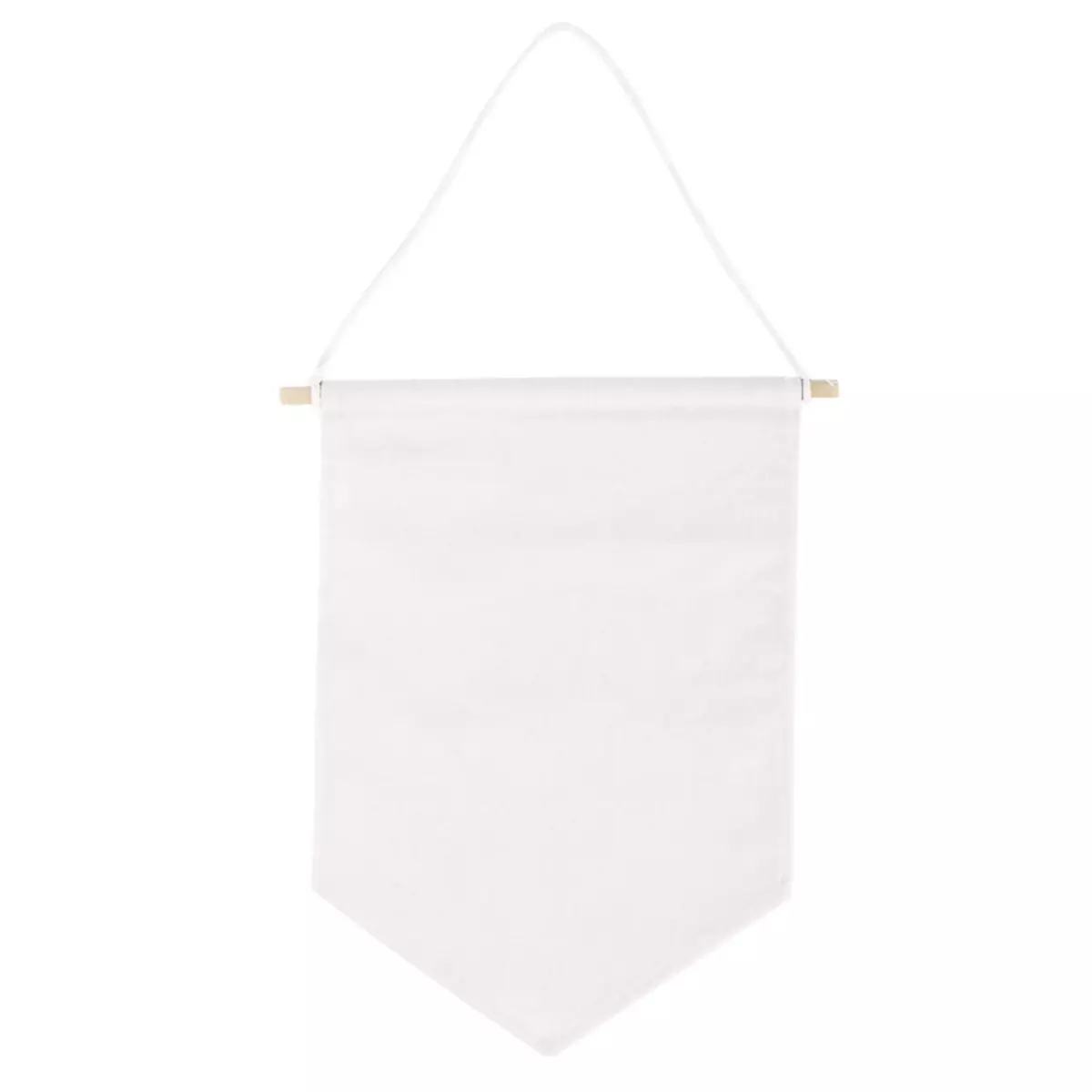 Rayher Fanion de tissu à suspendre, blanc naturel, 24x29cm, 1 pce.