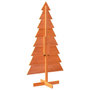 Voir la diapositive 5 : VIDAXL Arbre de Noël en bois pour decoration 150 cm bois de pin massif