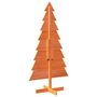 Voir la diapositive 5 : VIDAXL Arbre de Noël en bois pour decoration 150 cm bois de pin massif