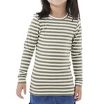 NAME IT T Shirt Manches Longues /Blanc Fille Name it Fsuraja. Coloris disponibles : Vert