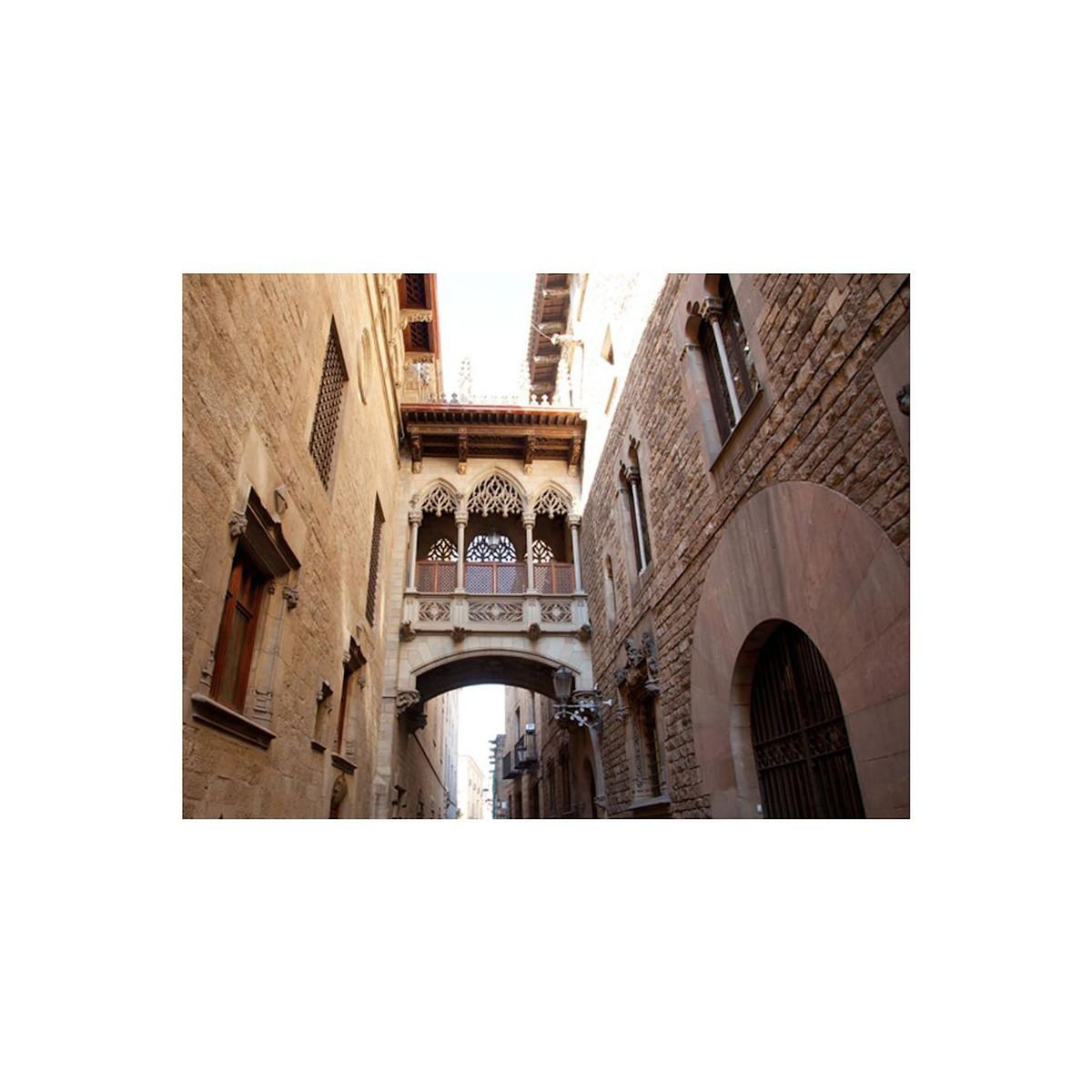 Paris Prix Papier Peint  Barcelona Palau Generalitat in Gothic Barrio