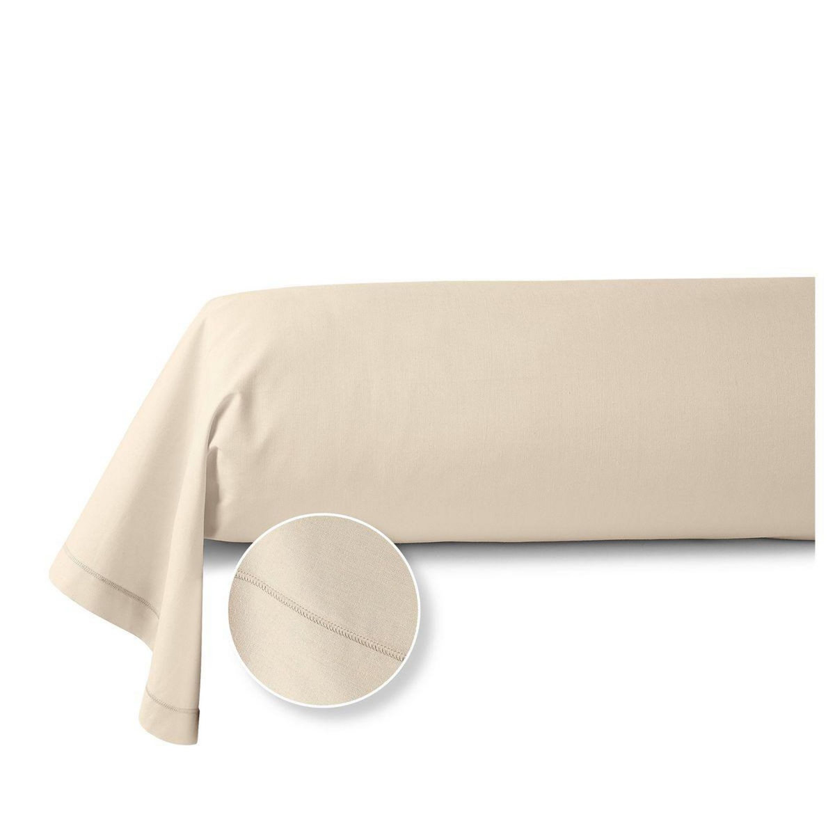 ACTUEL Taie de traversin unie en coton 57 fils - collection permanente