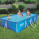 BESTWAY Bestway Jeu de piscine rectangulaire Steel Pro 400x211x81 cm 56424