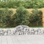 Voir la diapositive 1 : VIDAXL Paniers a gabions arques 8 pcs 200x30x40/60 cm Fer galvanise