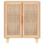 Voir la diapositive 4 : VIDAXL Buffet Marron 60x30x70 cm Bois de pin massif et rotin naturel
