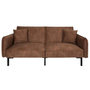 Voir la diapositive 2 : Paris Prix Canapé Club Convertible  Minota  198cm Marron