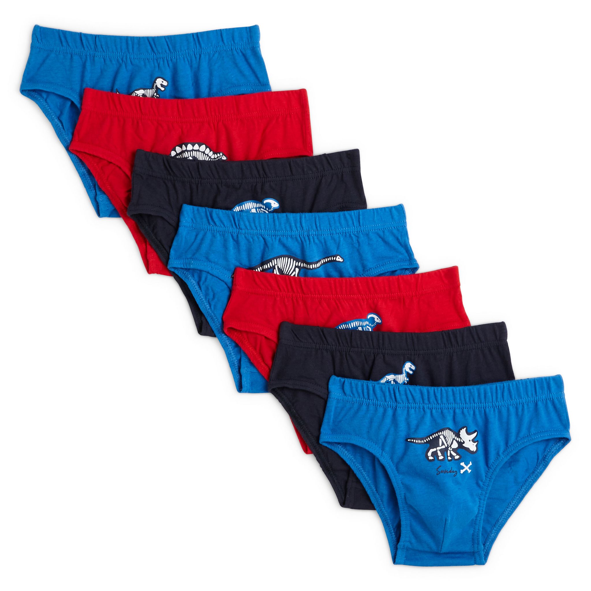 Lot De 7 Slips Garçon Voitures - Coton Confortable Avec Imprimés Fun