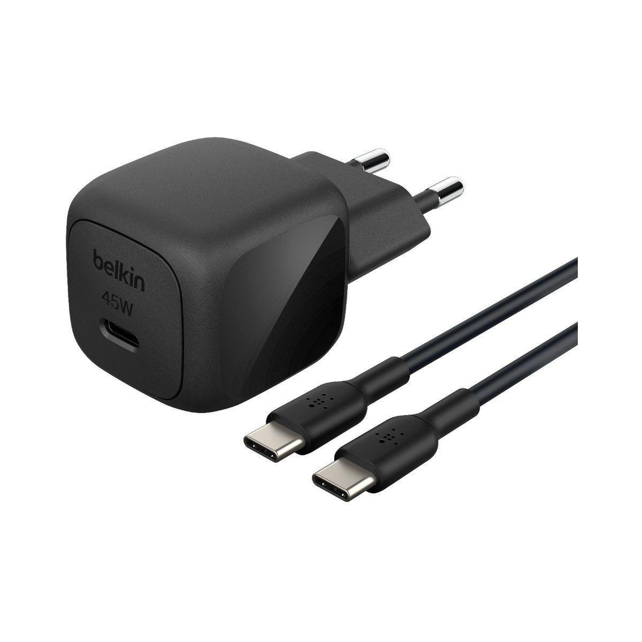 Belkin Chargeur 45w usb charge rapide & cable 1m noir
