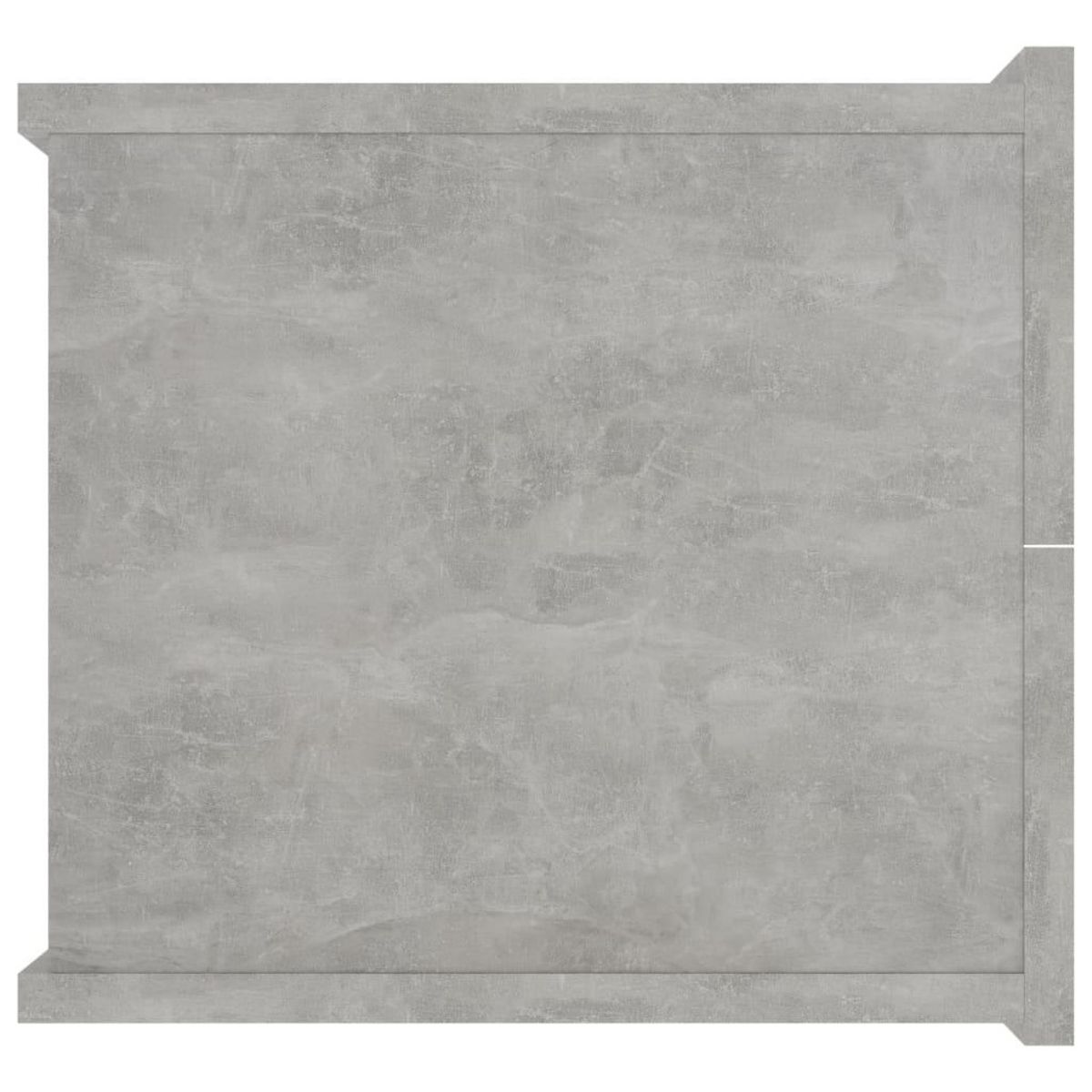 VIDAXL Table de chevet Gris beton 40x30x30 cm Bois ingenierie