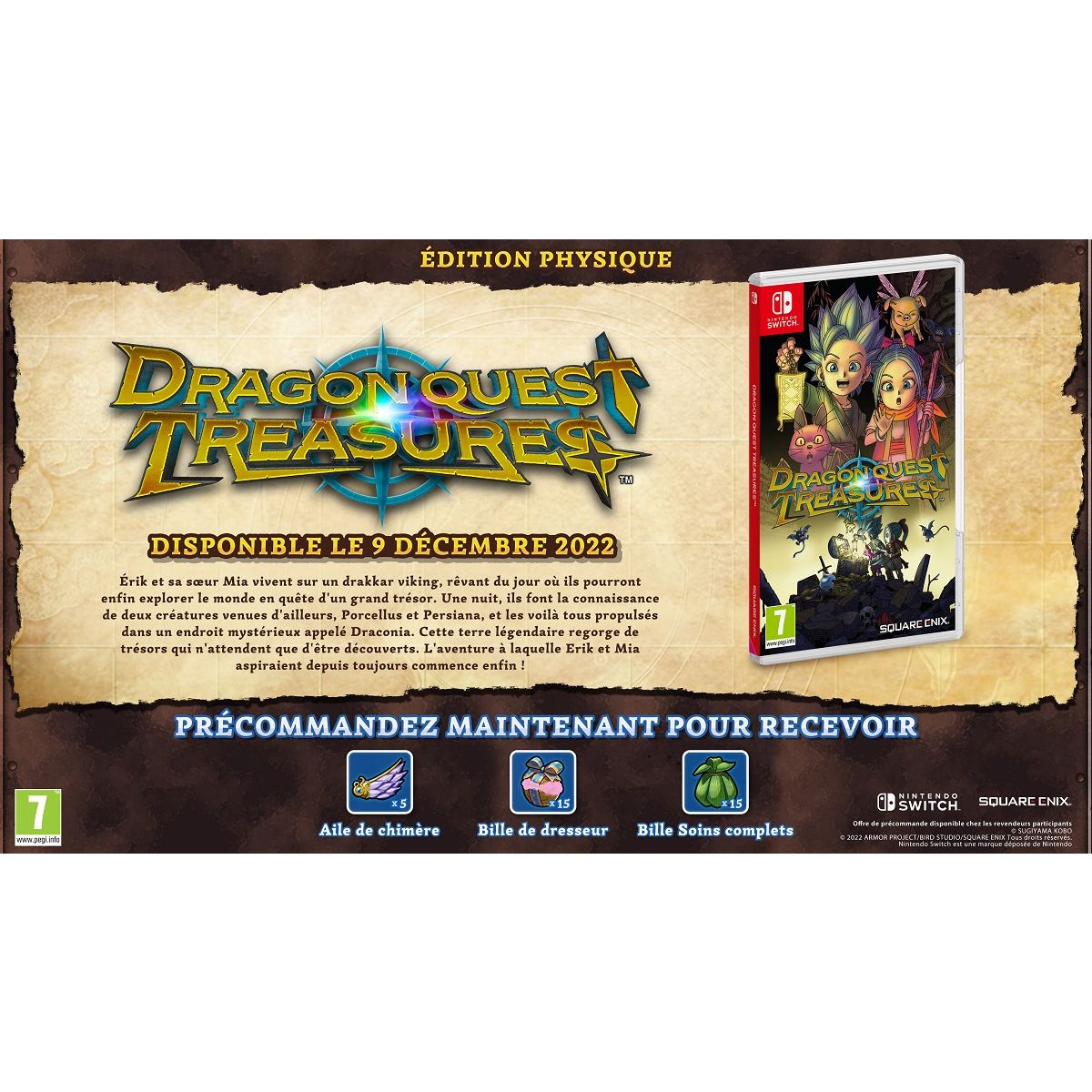 Dragon Quest Treasures Nintendo Switch