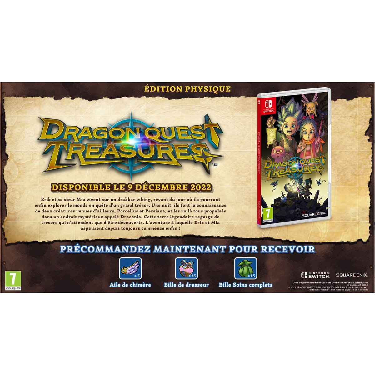 Dragon Quest Treasures Nintendo Switch