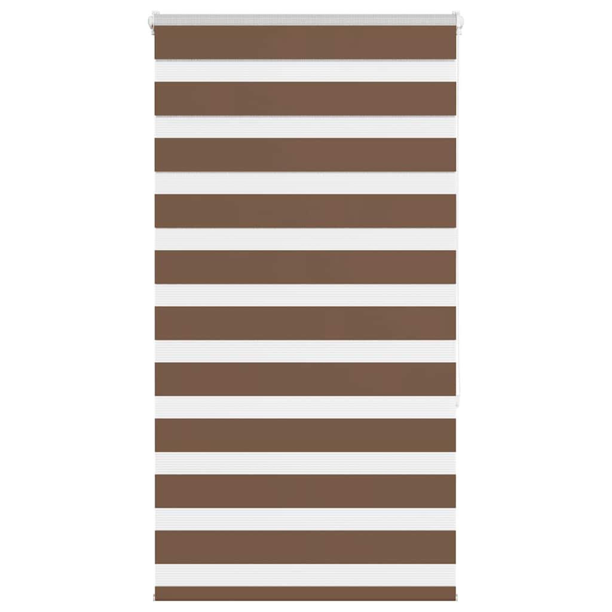 VIDAXL Store zebre marron 80x150 cm largeur du tissu 75,9 cm polyester