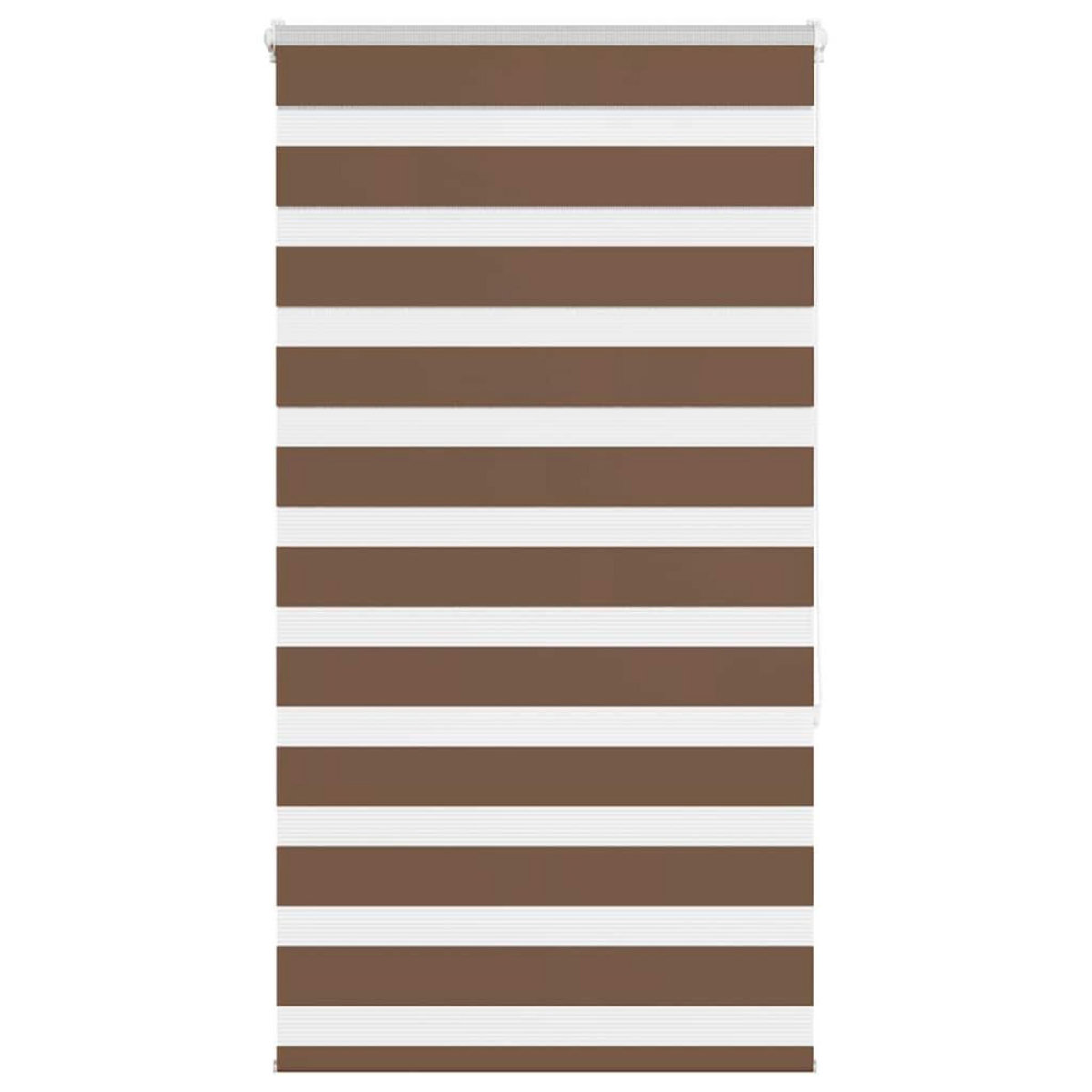 VIDAXL Store zebre marron 80x150 cm largeur du tissu 75,9 cm polyester