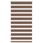 VIDAXL Store zebre marron 80x150 cm largeur du tissu 75,9 cm polyester