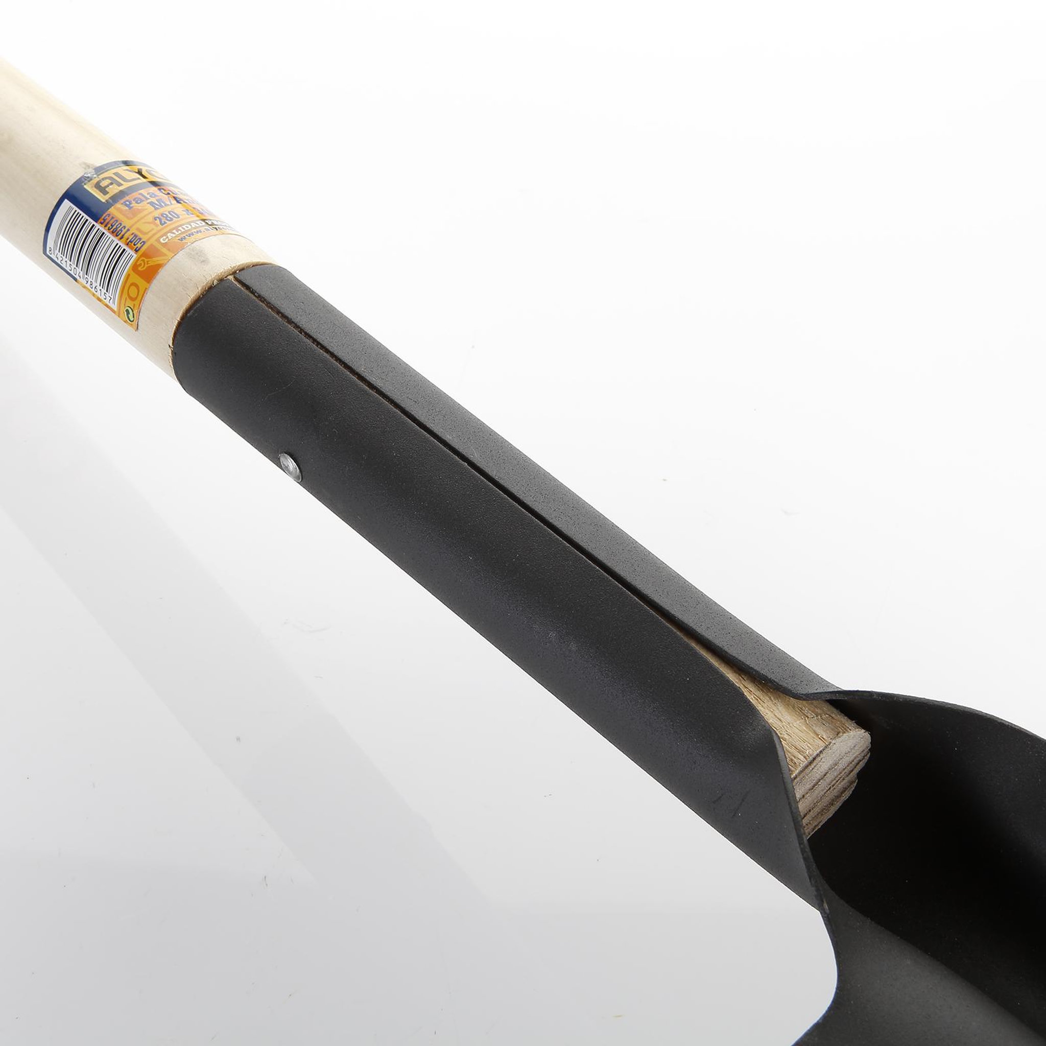 Voir la diapositive 5 : ALYCO Pelle carrée en acier avec anneau 280 x 340 mm