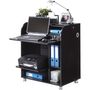 Voir la diapositive 3 : Bureau droit à roulettes L79.2cm BILLY