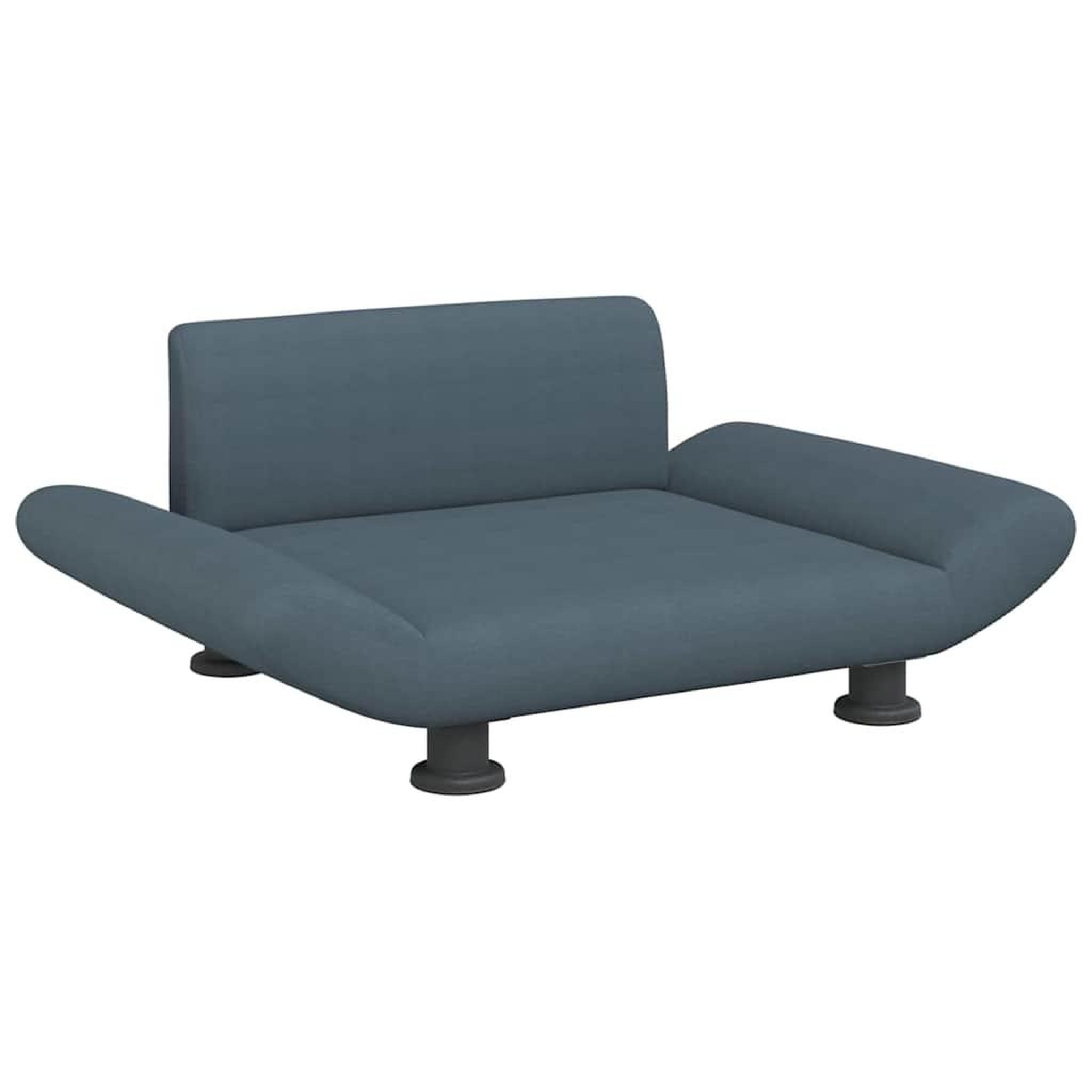 Voir la diapositive 2 : VIDAXL Lit pour chien gris fonce 70x45x28 cm tissu